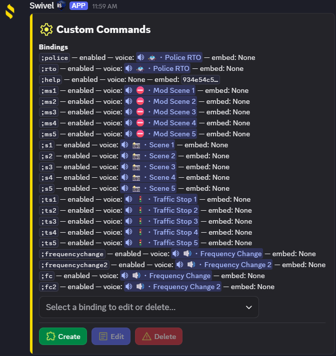 Custom Commands